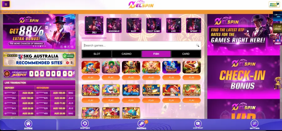 Nelspin casino pokies selection overview with slot tiles Nelspin casino pokies selection overview with slot tiles